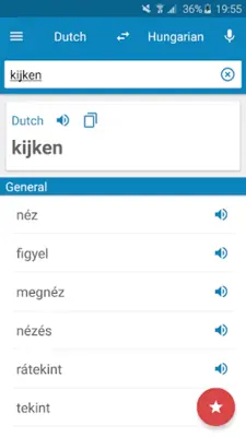 NL-HU Dictionary android App screenshot 7